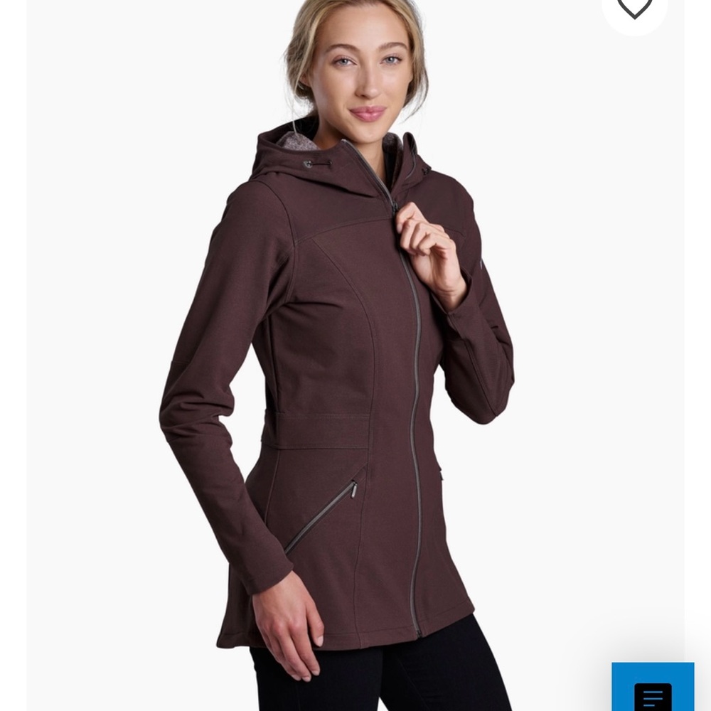 Kuhl Women's Dark Brown Hooded Utility Jacket
